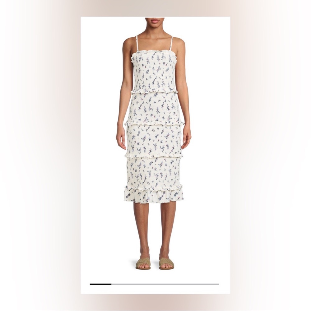 No Boundaries Floral Smocked Dress